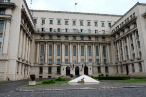 The former Communist Party headquarters on Revolution Square, where Ceauşescu gave his infamous last speech, and later escaped from the roof by helicopter