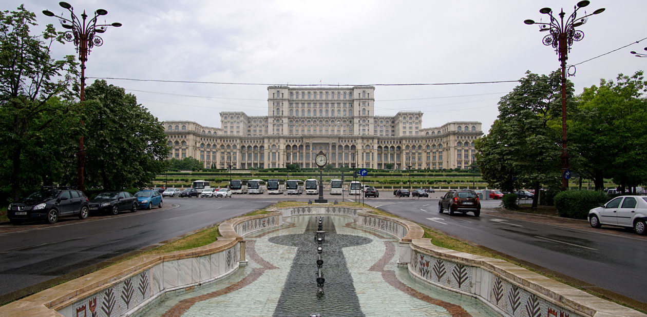 The Palace of the Parliament, Bucharest, the heaviest building in the world