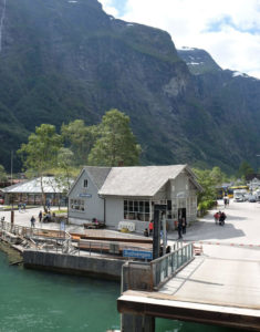 Leaving Gudvangen, a tiny village at the innermost part of the Nærøyfjord