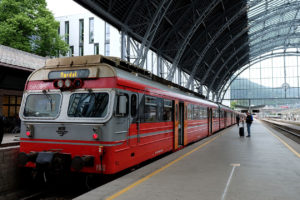 The first train of our journey, the 08:43 from Bergen to Voss