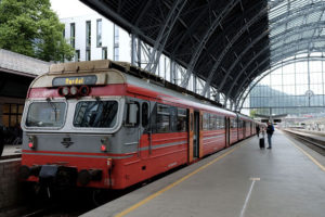 The first train of our journey, the 08:43 from Bergen to Voss