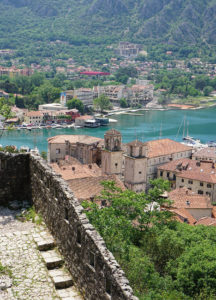 Kotor Cathedral from the city walls