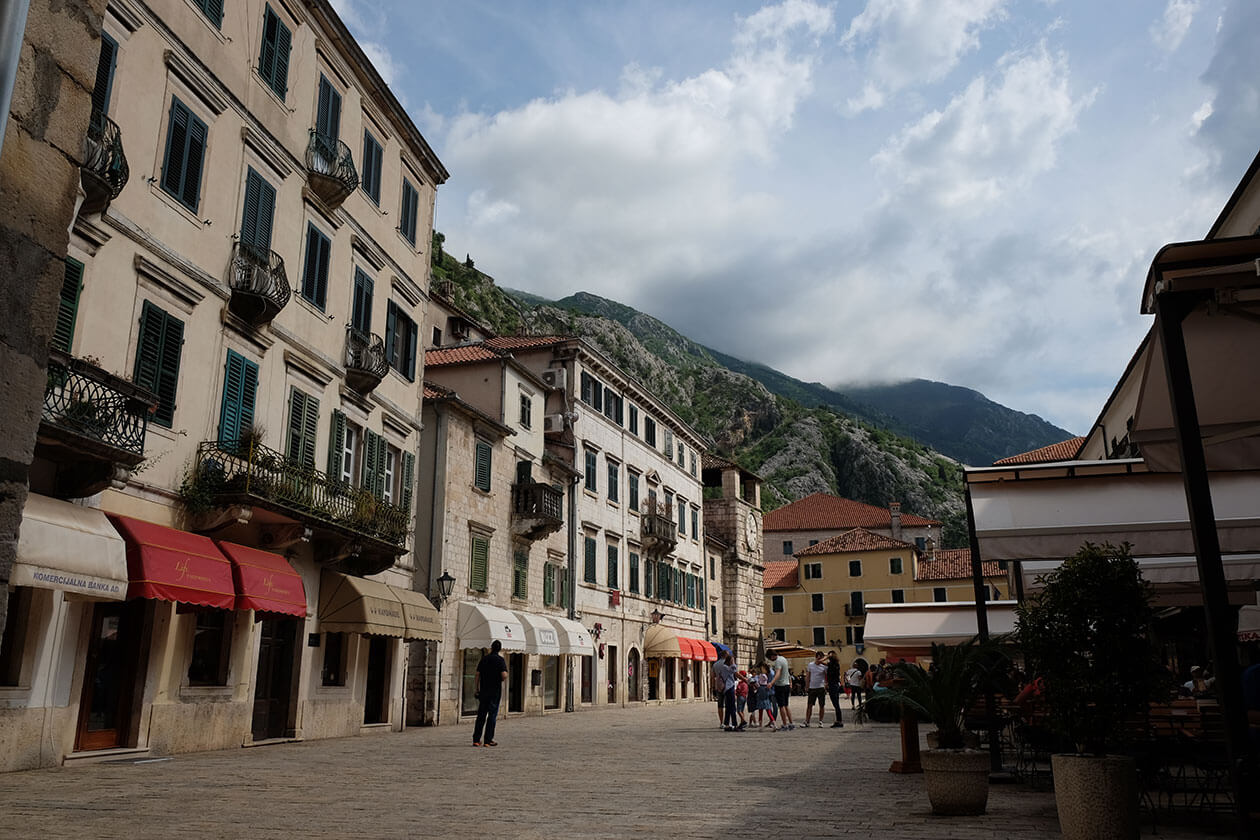 One of the main squares in Kotor