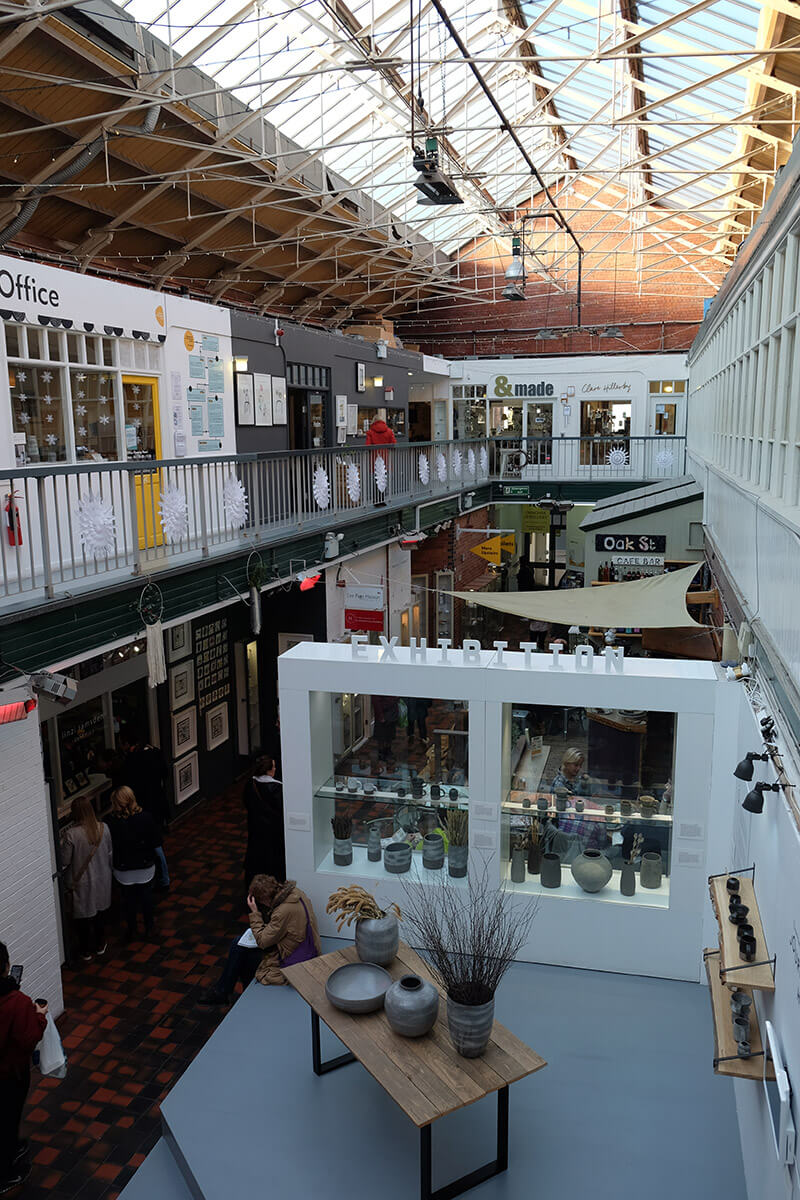 The Manchester Craft and Design centre is in another old market building in the Northern Quarter