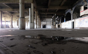 Exploring the old Manchester Mayfield station on a guided tour