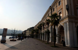 The long promenade in Salò