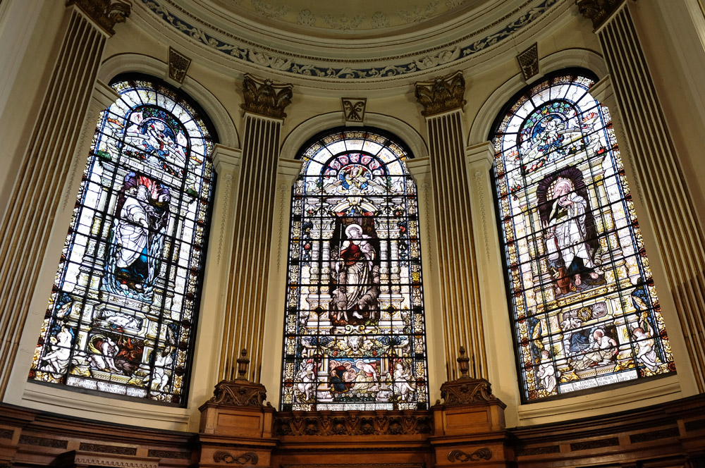Inside St Ann's Church, where the great and good of Manchester society worshipped in the 18th century
