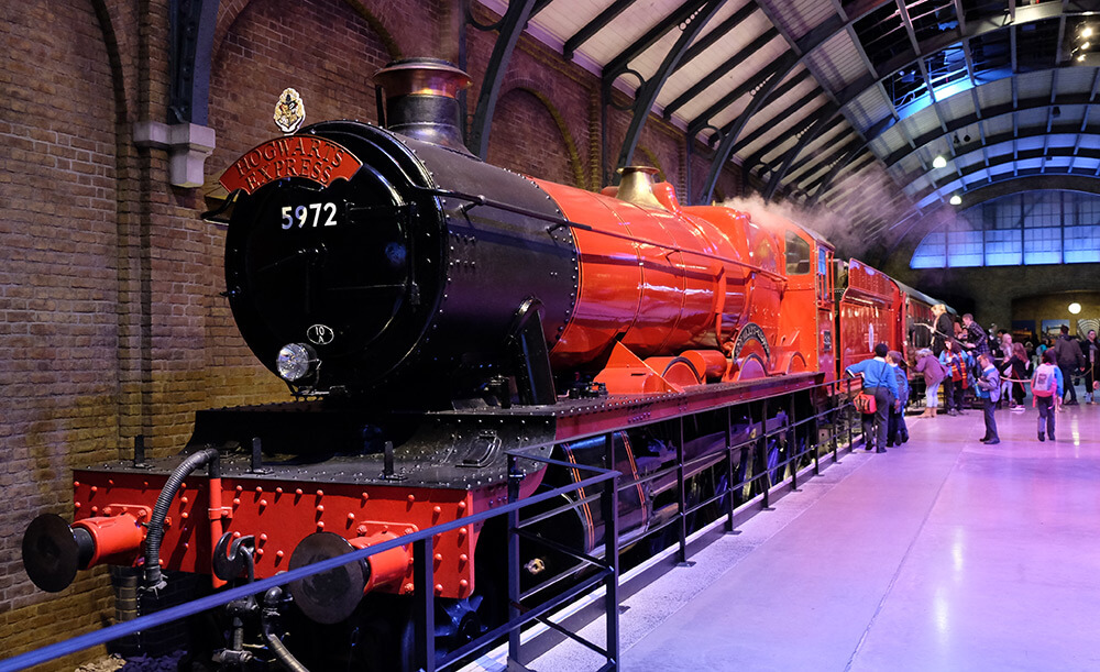 The Hogwarts Express at the Warner Brothers Studio Tour