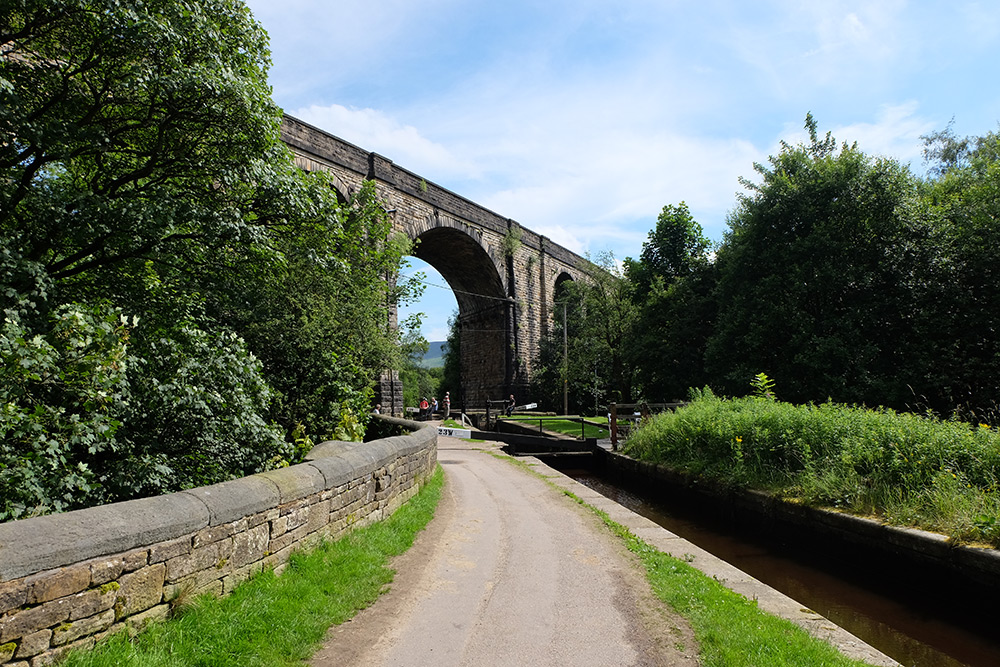 The viaduct in Saddleworth