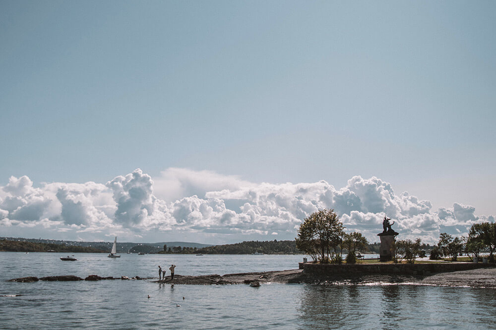 Taking a boat trip on Oslo's fjords