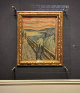 The oldest version of The Scream in Oslo's National Museum