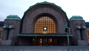 Helsinki Central Station - check out those amazing statues!