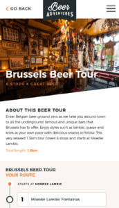 You can take a self-guided tour of Brussels' best pubs with the Beer Adventures app