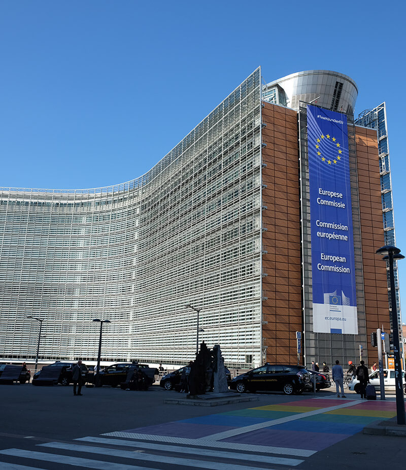 The EU Commission's Berlaymont Building