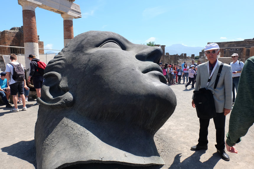 Our tour guide at Pompeii really helped bring the site to life, during our 2 hour small group tour