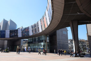 The public square outside Station Europe