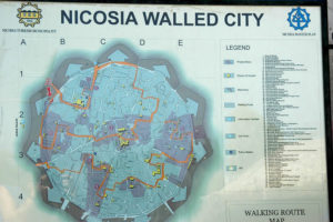 This sign shows the perfect shape of the walled city. Image licenced under Creative Commons from Sue Kellerman on Flickr.