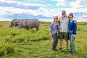 Bret celebrating his 50th birthday in Kenya