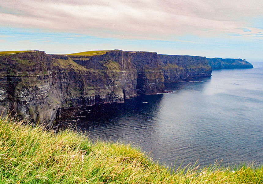 Roxanna and her son visited the cliffs of Moher as part of her 50th birthday trip to Ireland