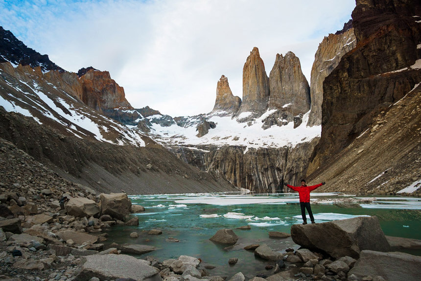 Philip spent his 31st birthday hiking the O Circuit in Patagonia