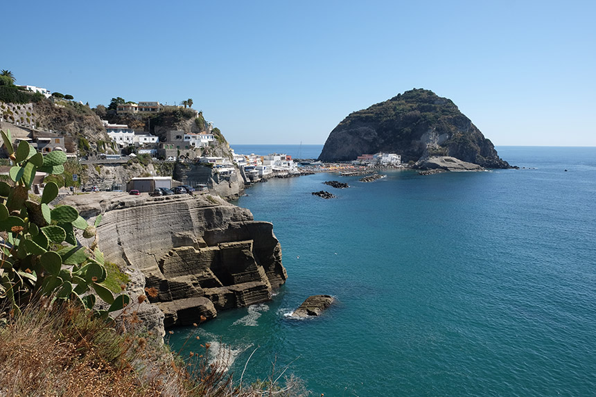 The gorgeous little fishing village of Sant'Angelo on the southern coast of Ischia