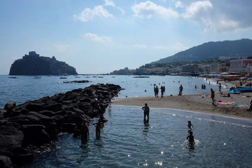 Spiaggia dei Pescatori (Fishermen's Beach) in Ischia Ponte