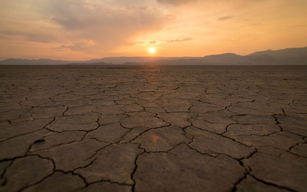 This might look like an unlikely spot for a hot spring, but that's what you'll find in Alvord Desert, Oregon