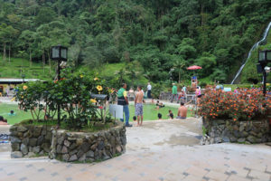 The hot springs and thermal baths at Santa Rosa Cabal, Colombia