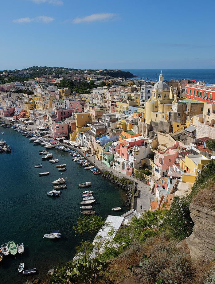 One of the most beautiful views I've ever seen. The Marina di Corricella in Procida.