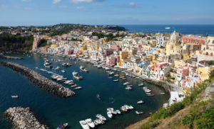 One of the most beautiful views I've ever seen. The Marina di Corricella in Procida.