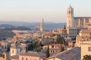 Sunset in Girona. Image by Irene Lasus Almirón from Pixabay.