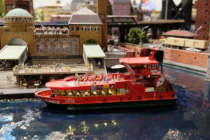 The St Pauli Landungsbrücken are so iconic that they've made it into the models at Miniatur Wunderland