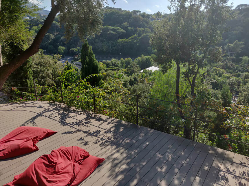 The gardens are full of quiet places to stop and enjoy the views