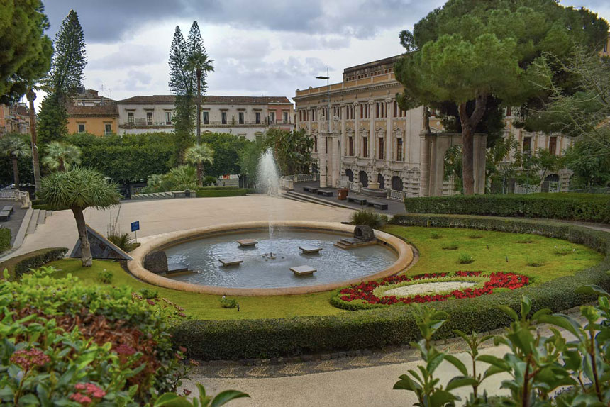 The Giardini Iblei, a peaceful garden in Ragusa, Sicily