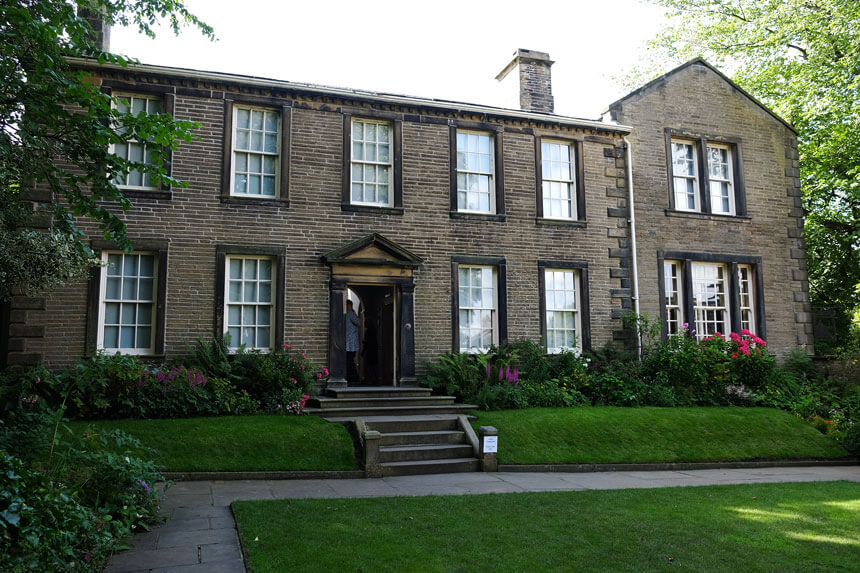 The pretty garden at the Brontë Parsonage Museum has been planted in a typical early-Victorian style