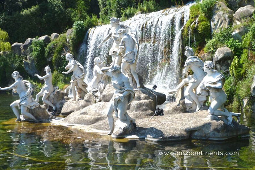 The Caserta Royal Palace boasts one of the most beautiful gardens in Italy