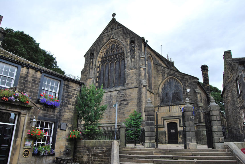 Haworth Church. The current building dates from 1879.