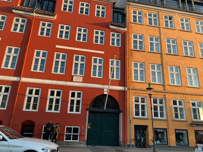 Hans Christian Andersen's home in Copenhagen is on the iconic Nyhavn