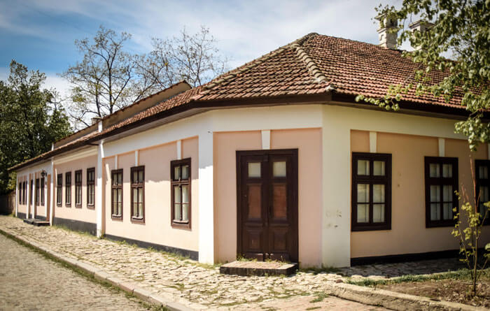 Poet Alexander Pushkin lived in this house in Chisinau, Moldova