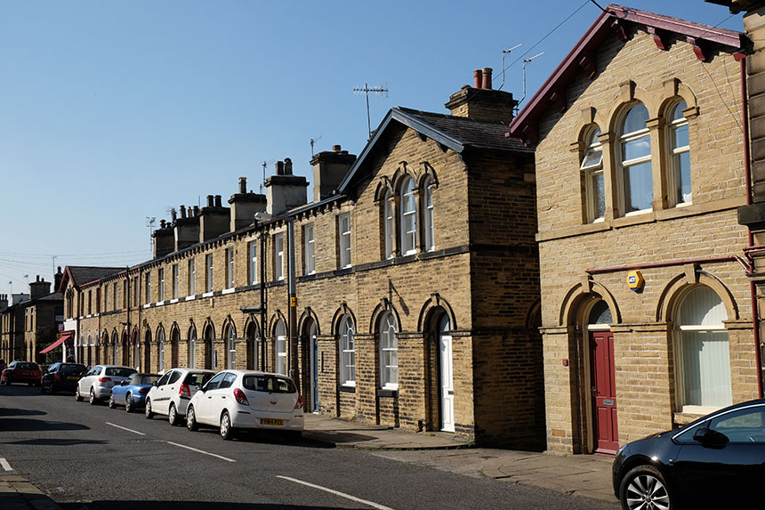 Workers' cottages in Saltaire