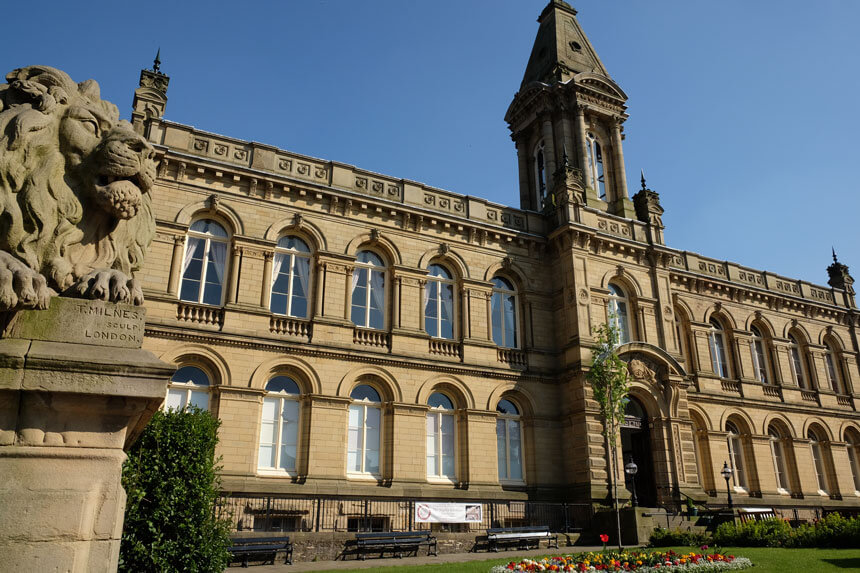 Victoria Hall (originally the Saltaire Institute was provided to give Saltaire residents a library, gym and a venue for events