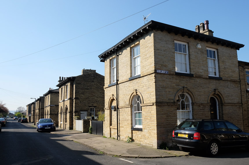 The Saltaire workers' houses are sought-after homes today