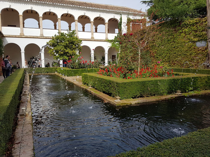 The Generalife gardens in Granada are one of the best gardens in Spain to visit