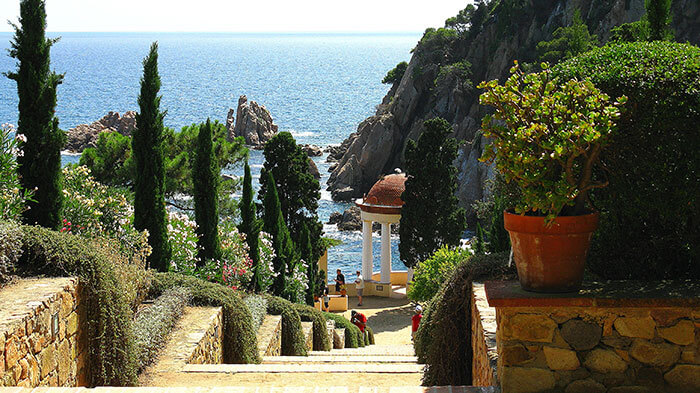 The Marimurtra Botanical Gardens is one of the most beautiful gardens in Spain.