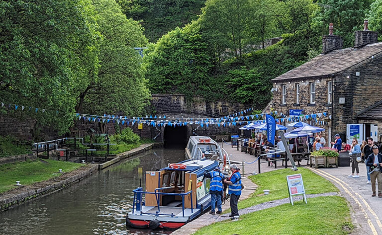 Visiting Standedge Tunnel and taking a canal boat trip