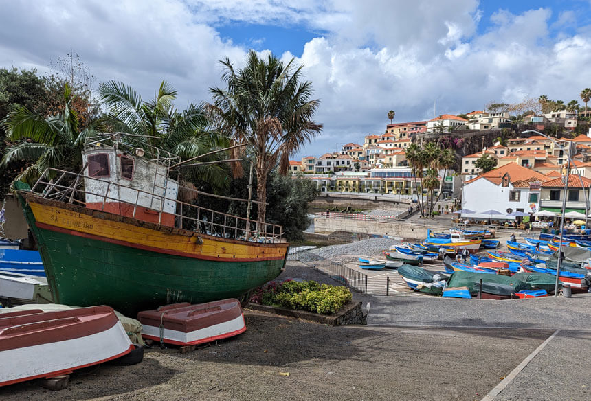 The harbour at Câmara de Lobos. 20 minutes after I took this photo we had torrential rain and a hurricane