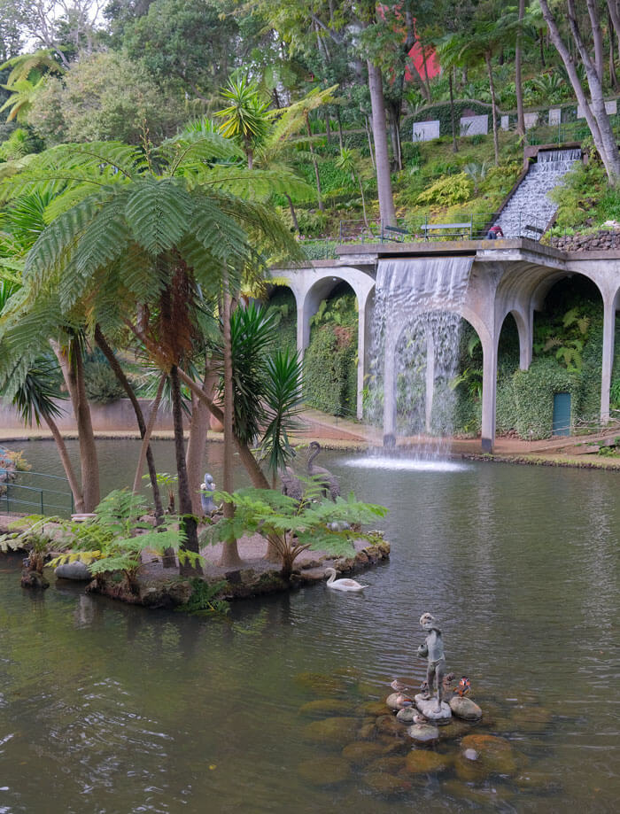 The Monte Palace Gardens on the outskirts of Funchal. The gardens were one of my highlights of visiting Madeira but we really had to rush.