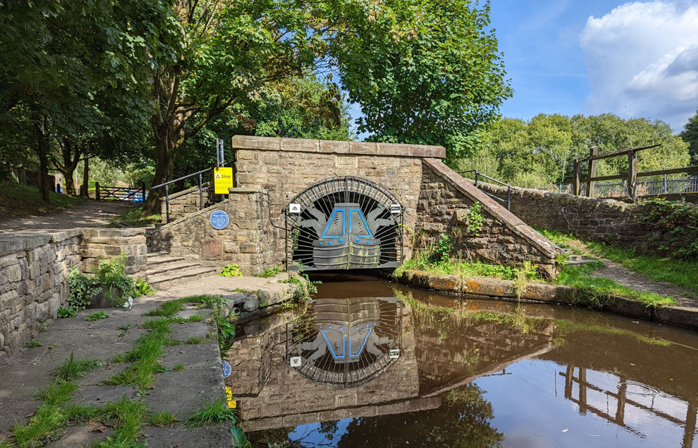 The end of Standedge Tunnel in Diggle