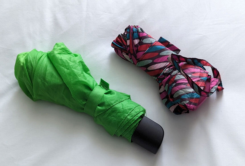 The umbrellas we took into the Primavera Porto site. 