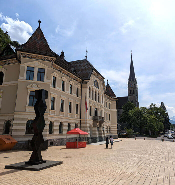 We took a day trip to Vaduz on our way from Basel to Chur